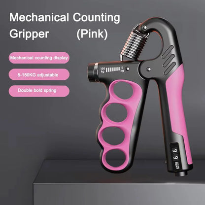 Adjustable Grip Strengthener - 5-150Kg Hand Expander for Muscle Recovery & Fitness Training